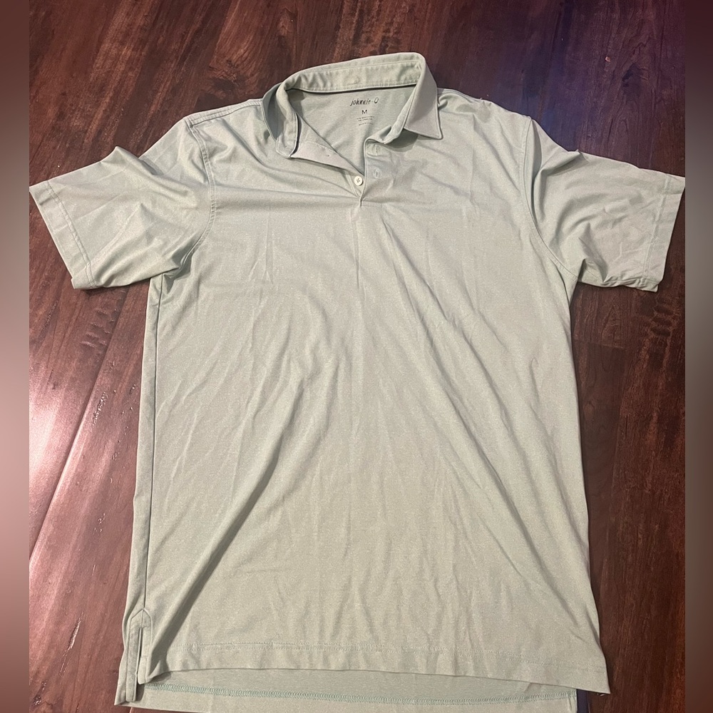 Johnnie-O Mens Green Polo Shirt Medium